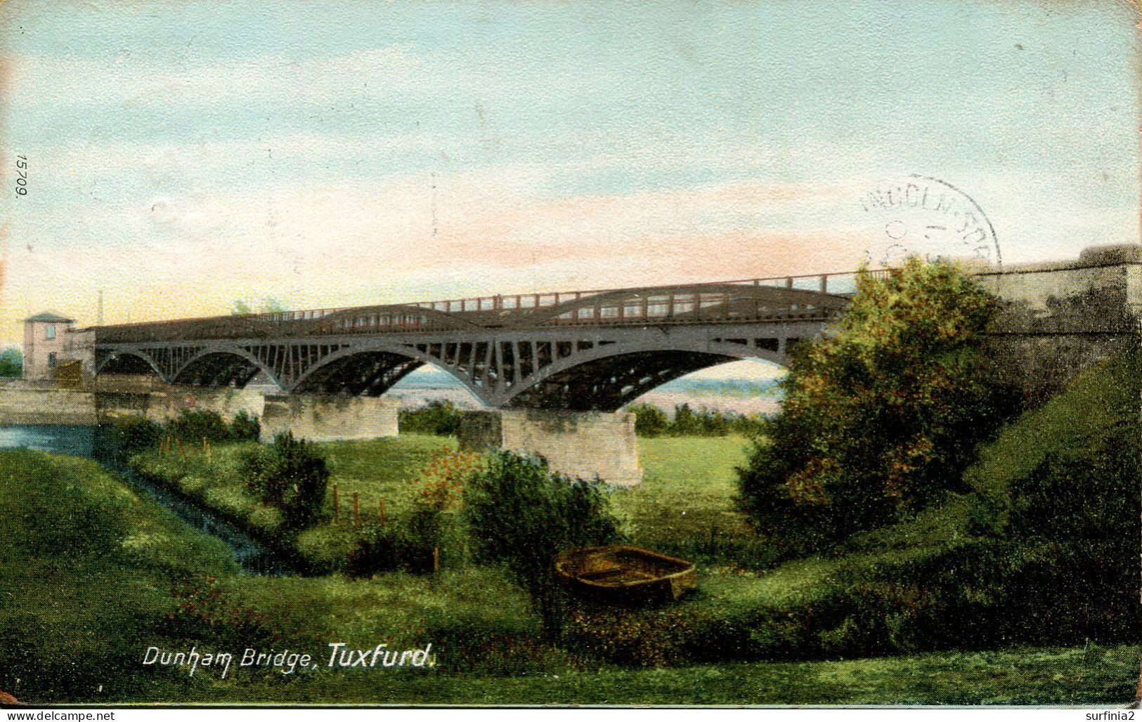 NOTTS - TUXFORD - DUNHAM BRIDGE 1906  Nm330 - Otros & Sin Clasificación