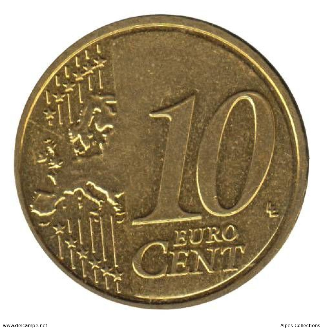 BE01010.1 - BELGIQUE - 10 Cents D'euro - 2010 - Belgique