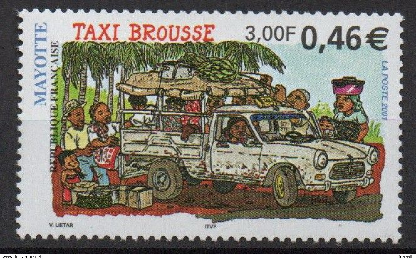 Mayotte  Timbres divers - Various stamps -Verschillende postzegels XXX