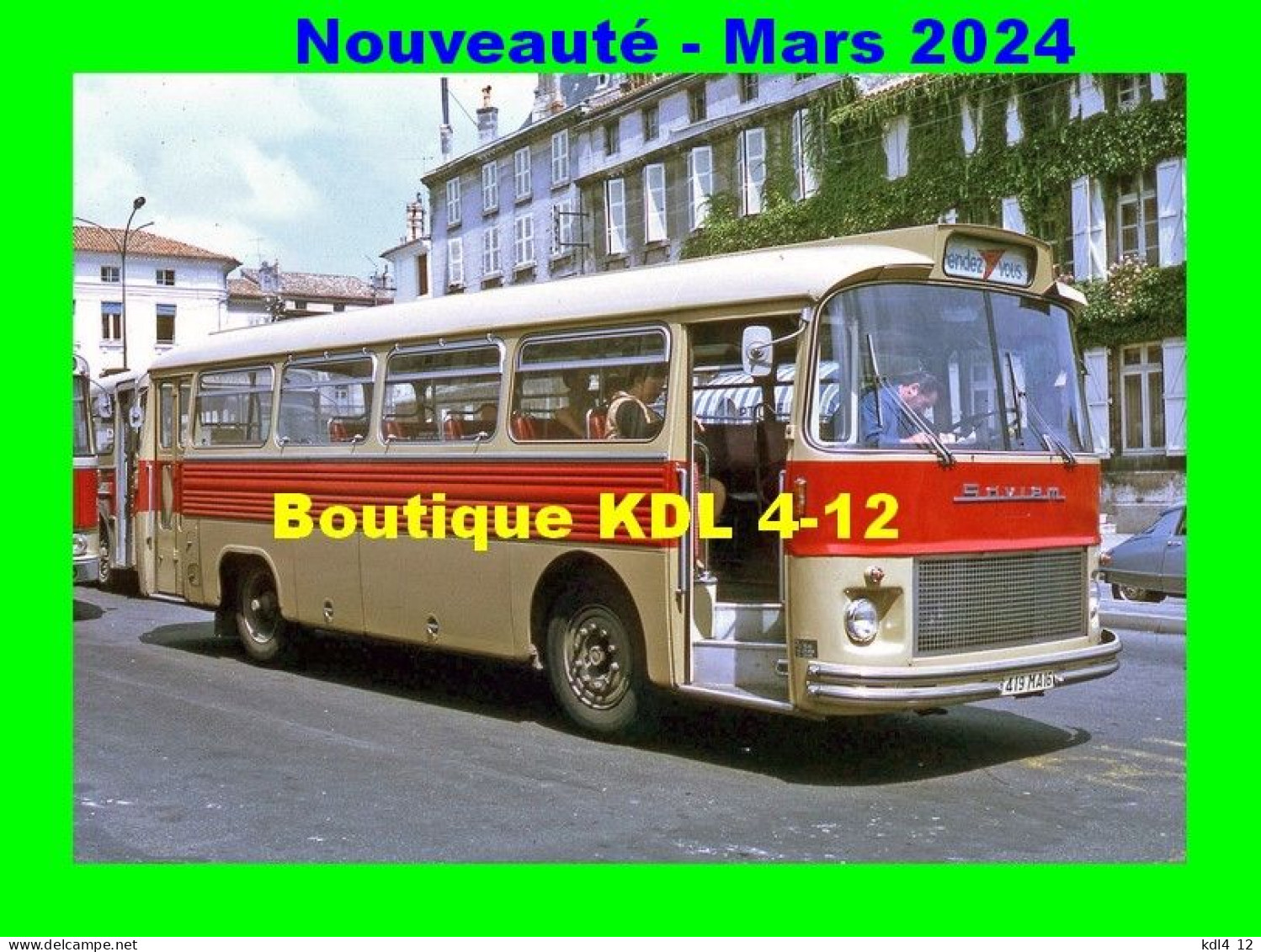 ACACF Car 55 - Autobus Saviem SC 5 - ANGOULEME - Charente - Bus & Autocars