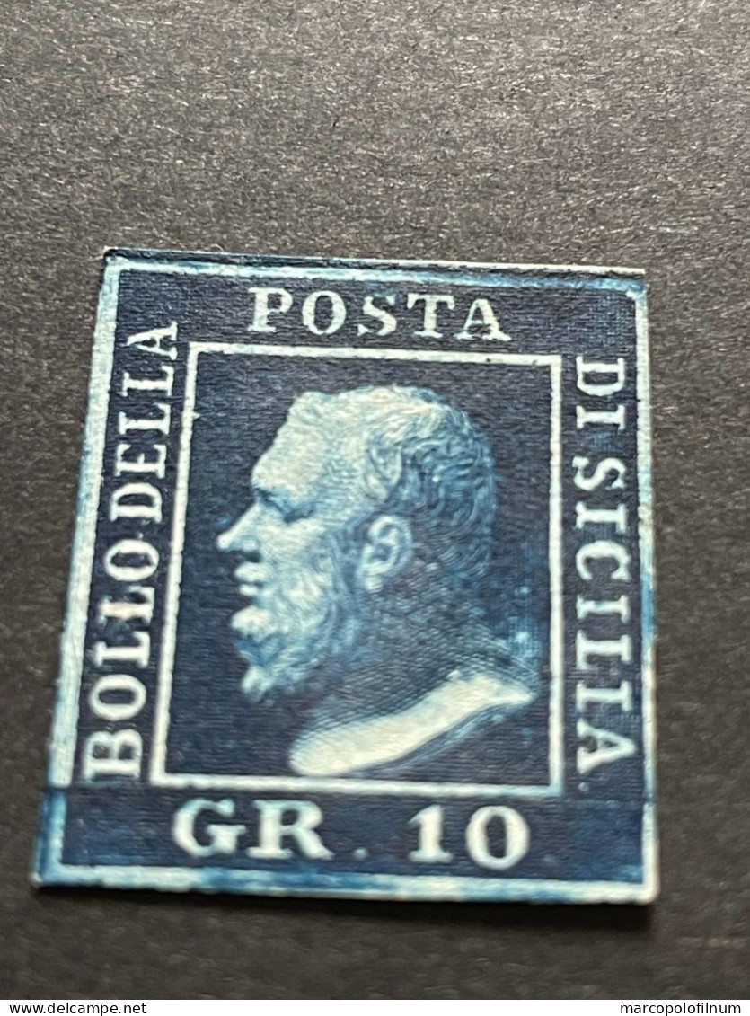 SICILIA -1859 -10 GRANA  - SENZA GOMMA - - Sizilien