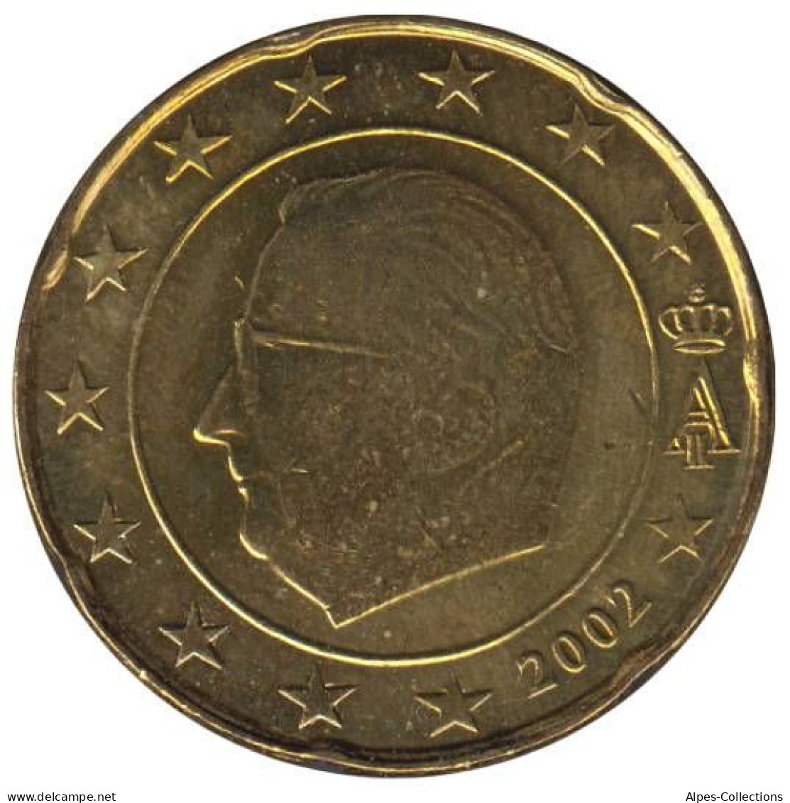 BE02002.1 - BELGIQUE - 20 Cents D'euro - 2002 - Belgique