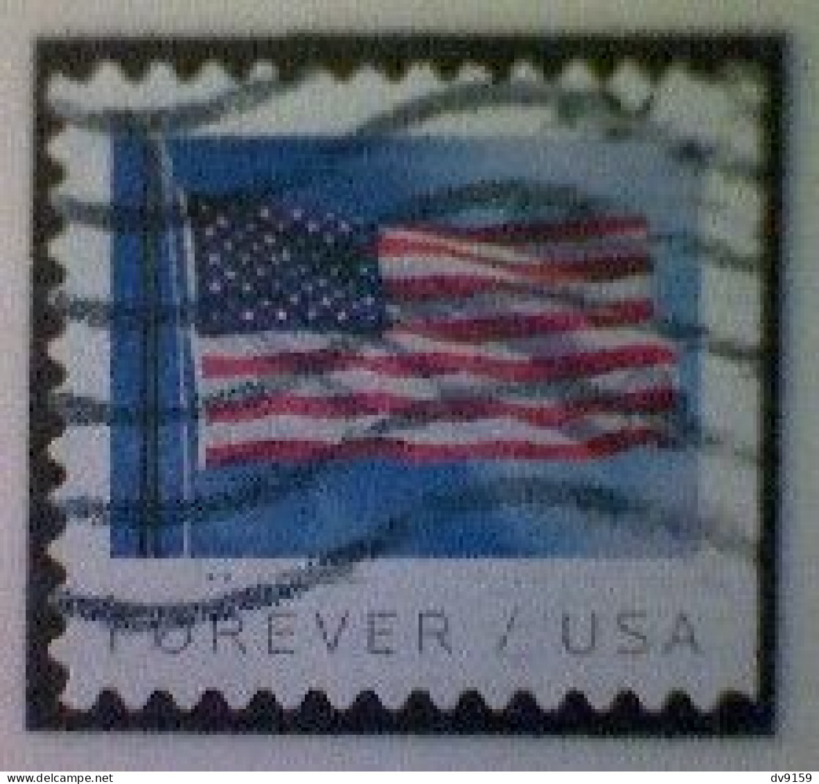 United States, Scott #5345, Used(o) Booklet, 2019, Flag Definitive, (55¢) - Usados