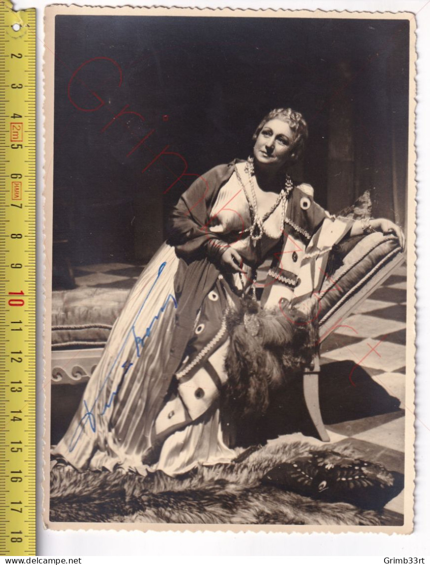 Opera - Vina Bovy - GESIGNEERD - Foto - Sänger Und Musiker