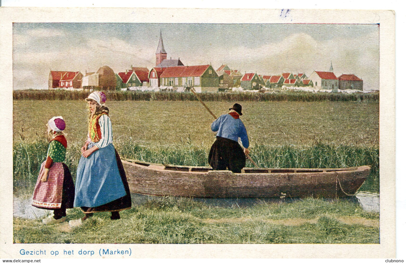 CPA - MARKEN - GEZICHT OP HET DORP - Marken