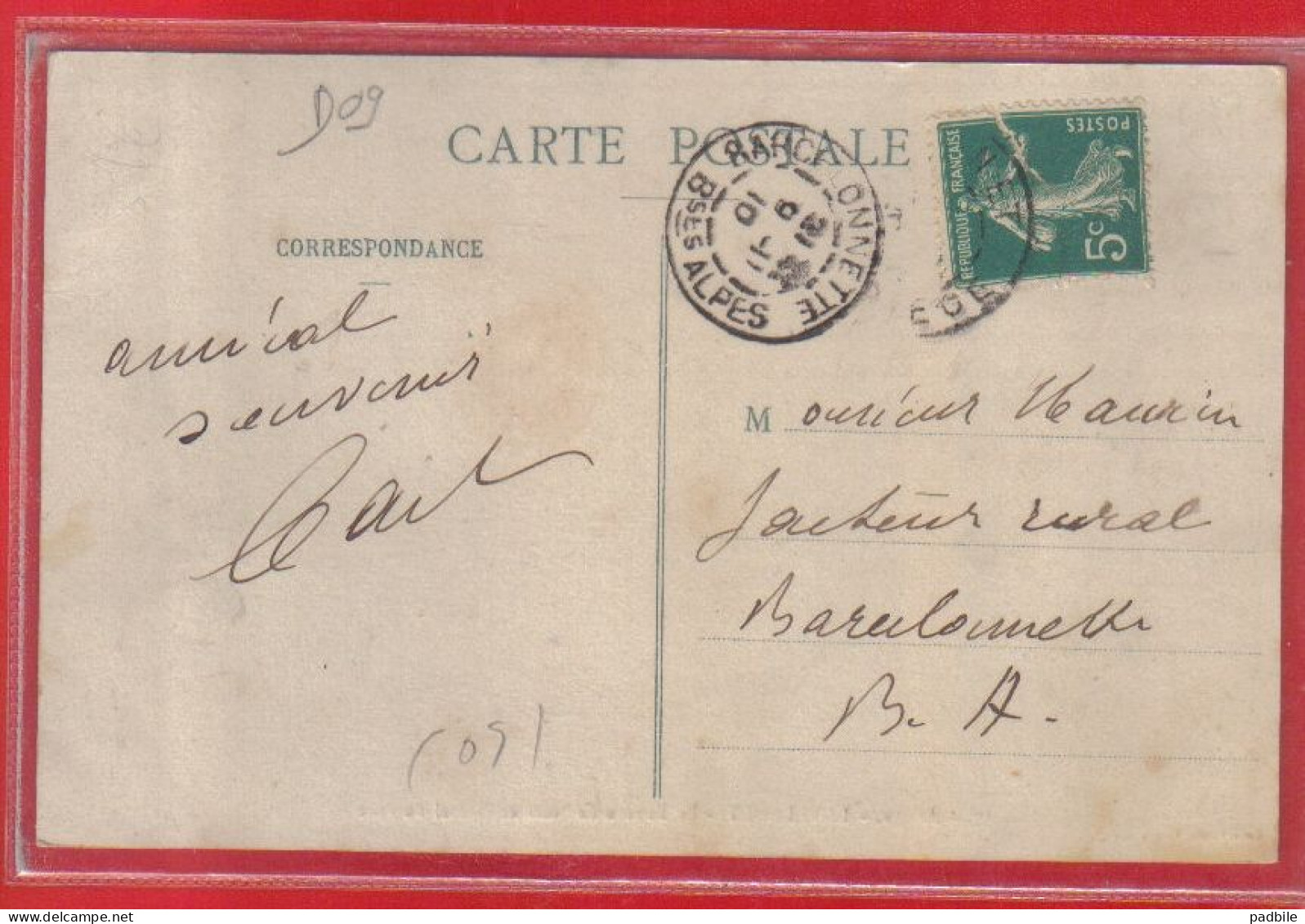 Carte Postale 09. Lavelanet Bureau De Poste Et Hotel Du Parc  Très Beau Plan - Lavelanet