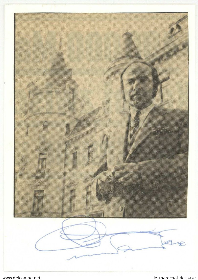 Johannes Fürst Von Thurn Und Taxis (1926-1990) Autogramm - Familias Reales