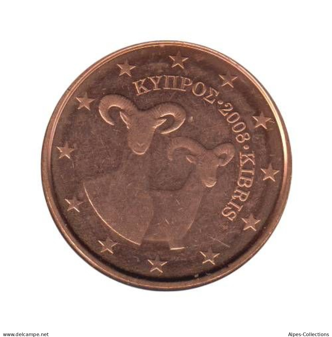 CH00108.1 - CHYPRE - 1 Cent D'euro - 2008 - Cyprus