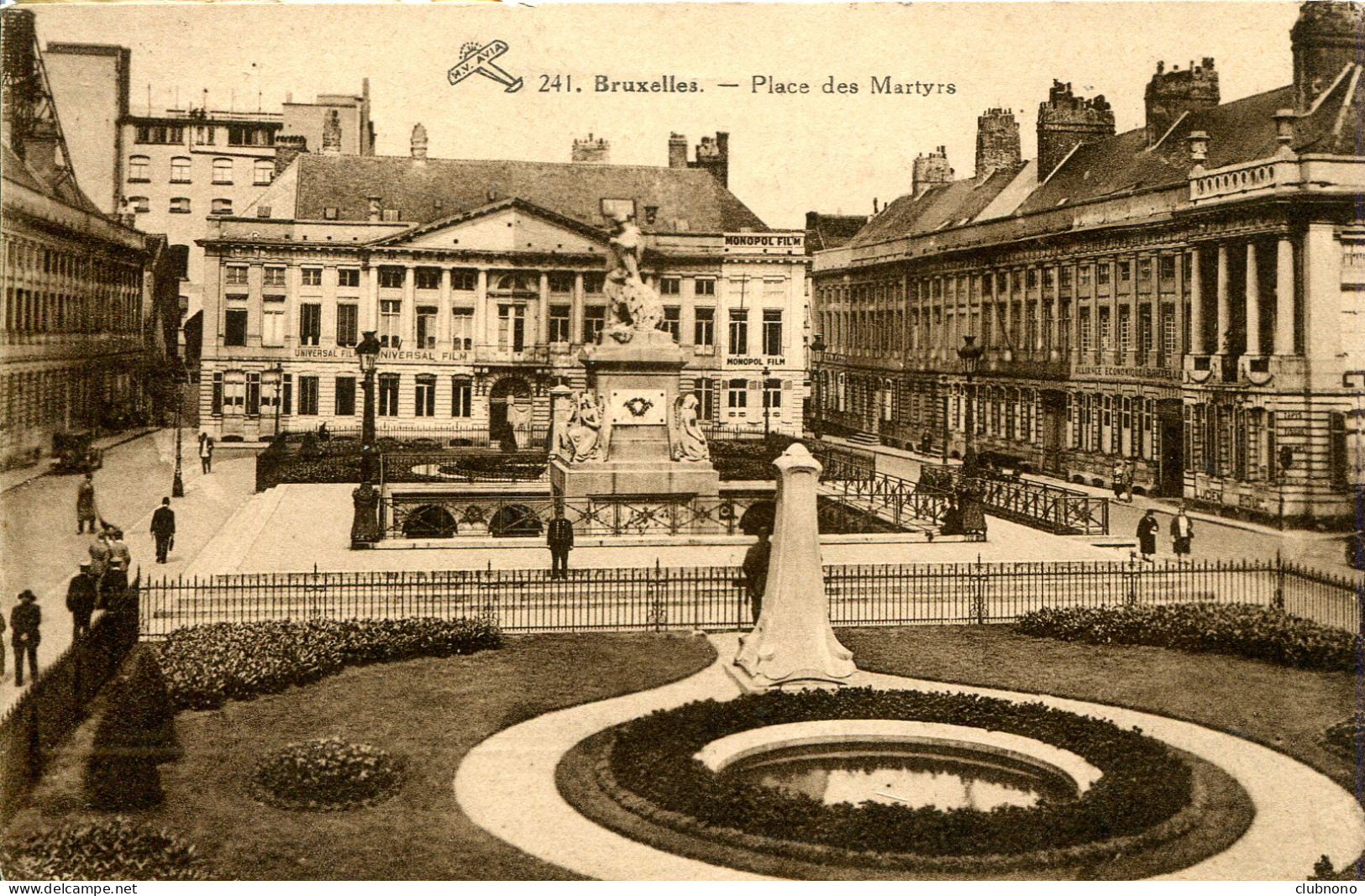 CPA -  BRUXELLES - PLACE DES MARTYRS - Lanen, Boulevards