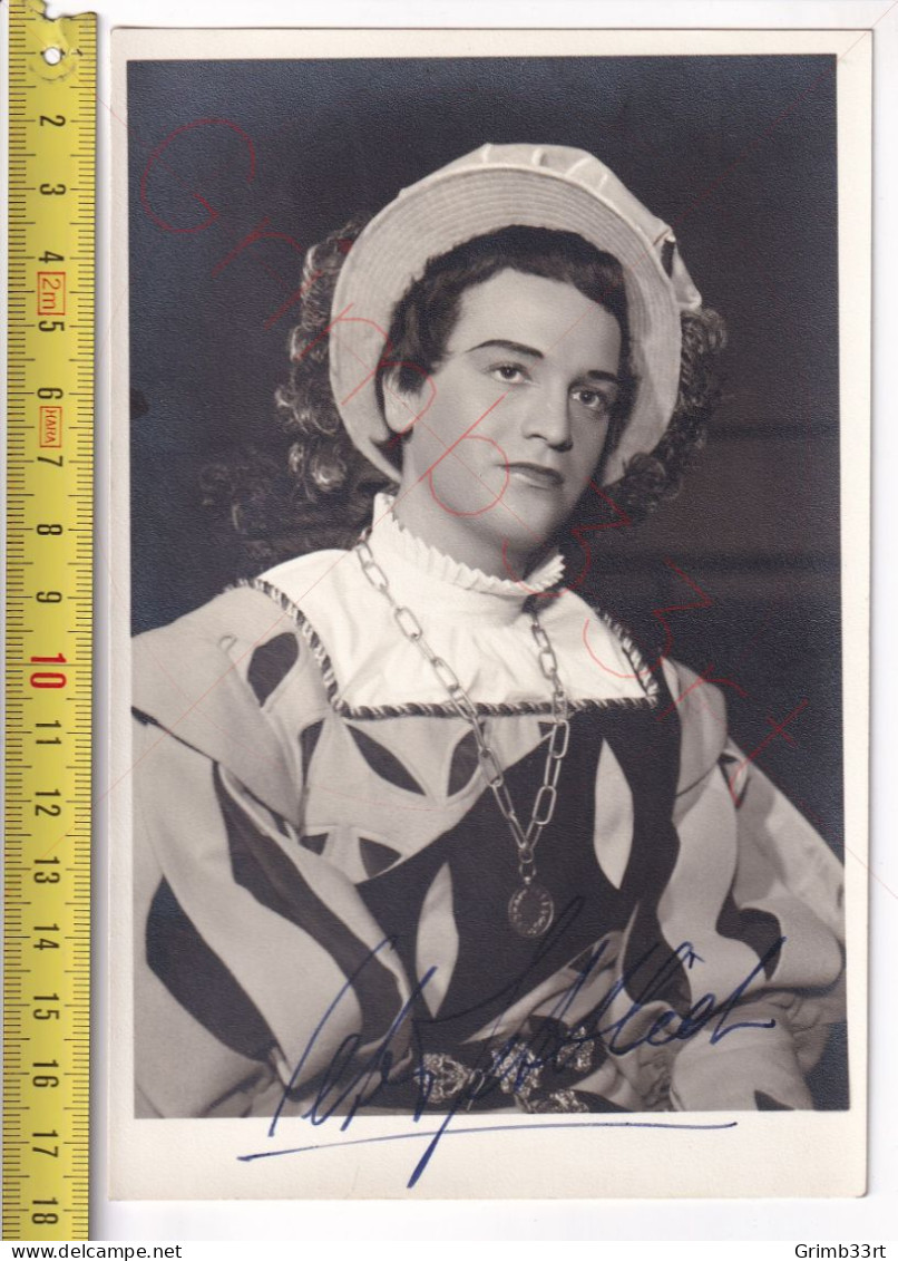 Opera Gent - Peter Gottlieb - GESIGNEERD - Foto - Chanteurs & Musiciens