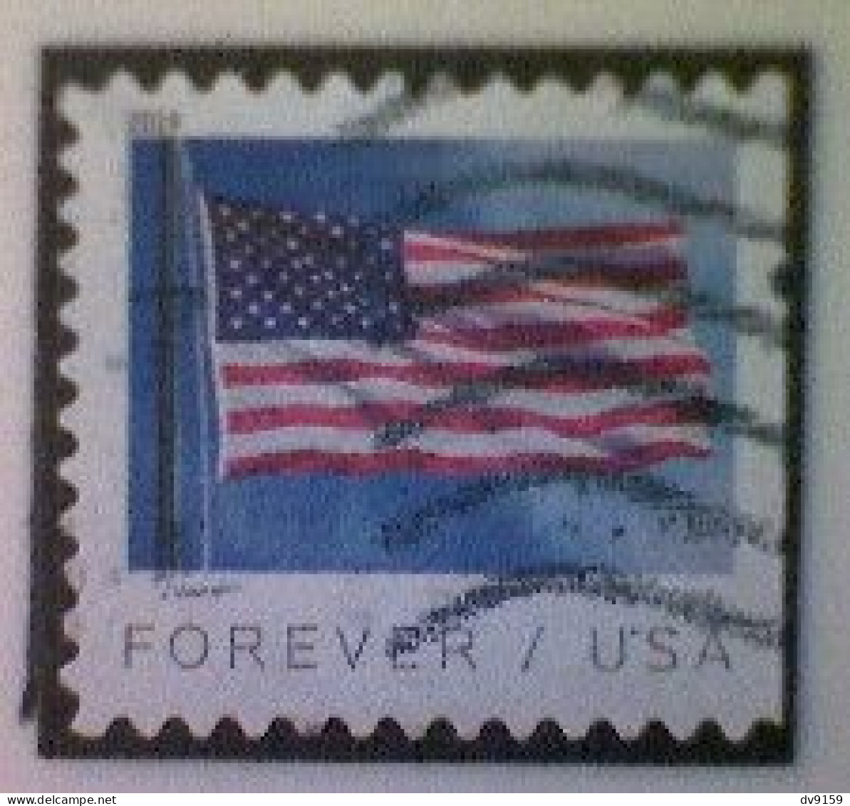 United States, Scott #5345, Used(o) Booklet, 2019, Flag Definitive, (55¢) - Usados