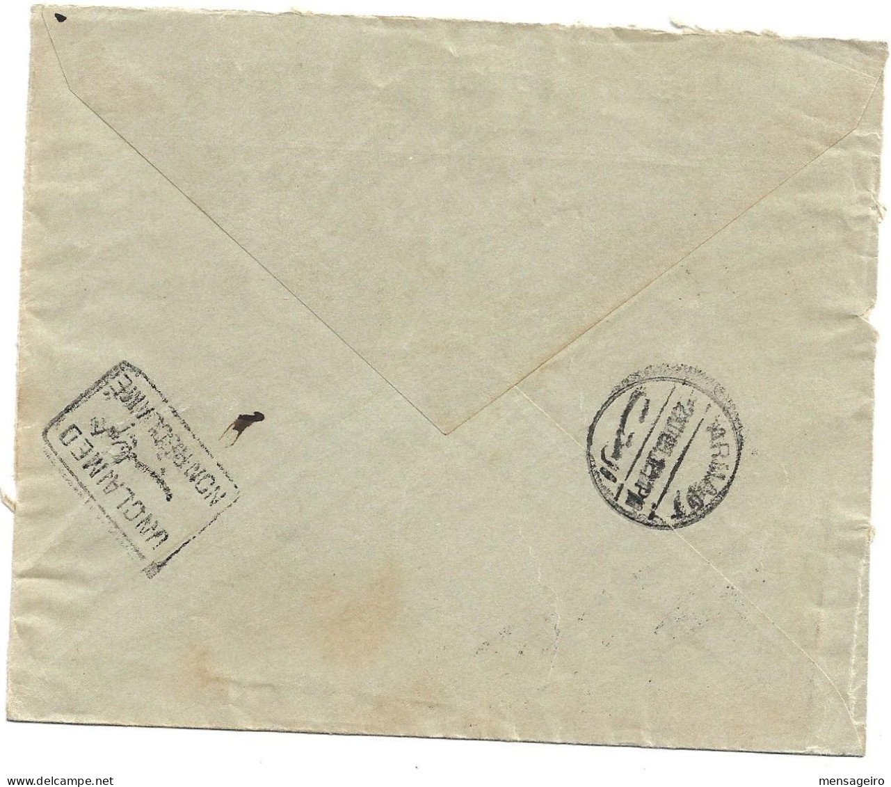 (C04) COVER WITH 5M. STAMP - CAIRO D => ARMANT 1909 - 1866-1914 Khedivato Di Egitto