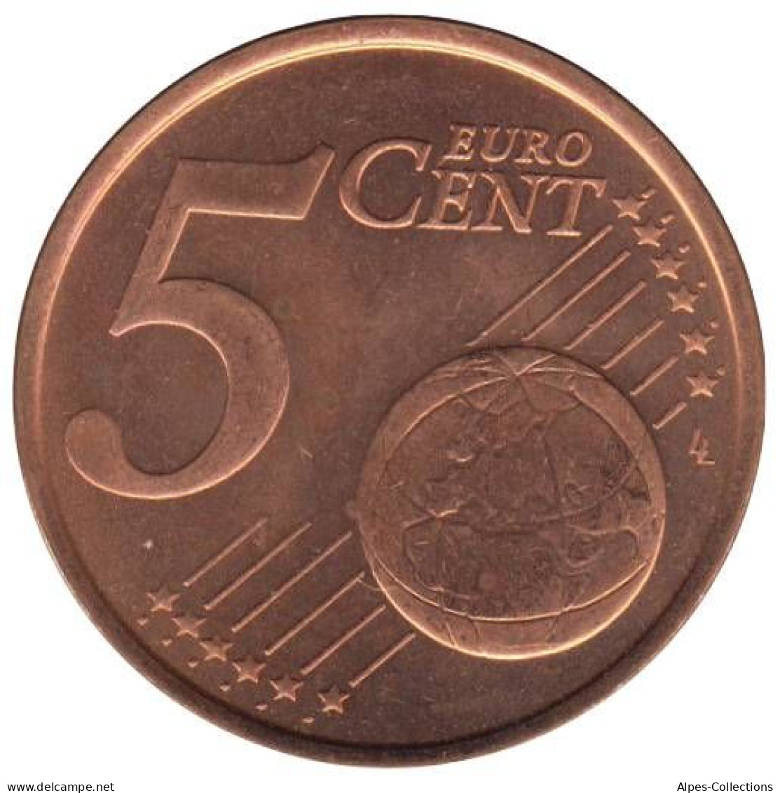 CH00508.1 - CHYPRE - 5 Cents D'euro - 2008 - Chipre