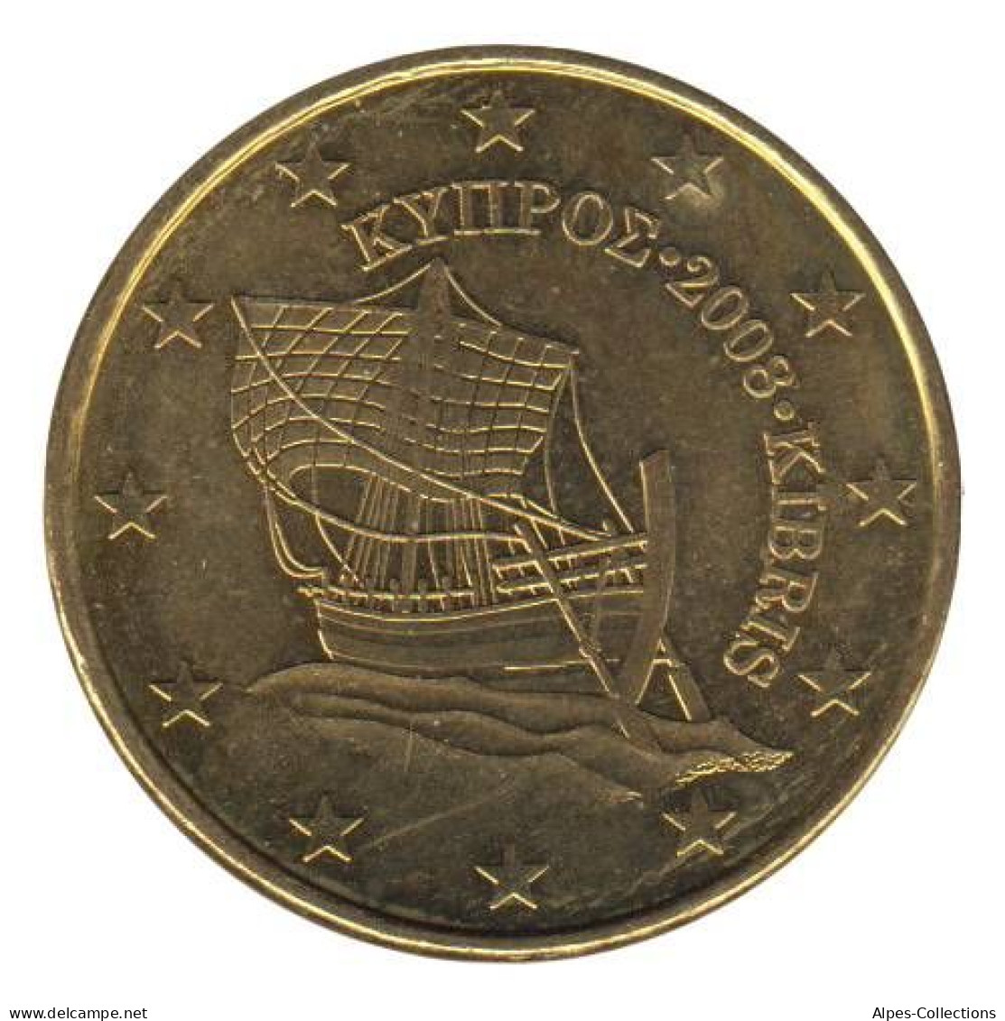 CH01008.1 - CHYPRE - 10 Cents D'euro - 2008 - Chypre