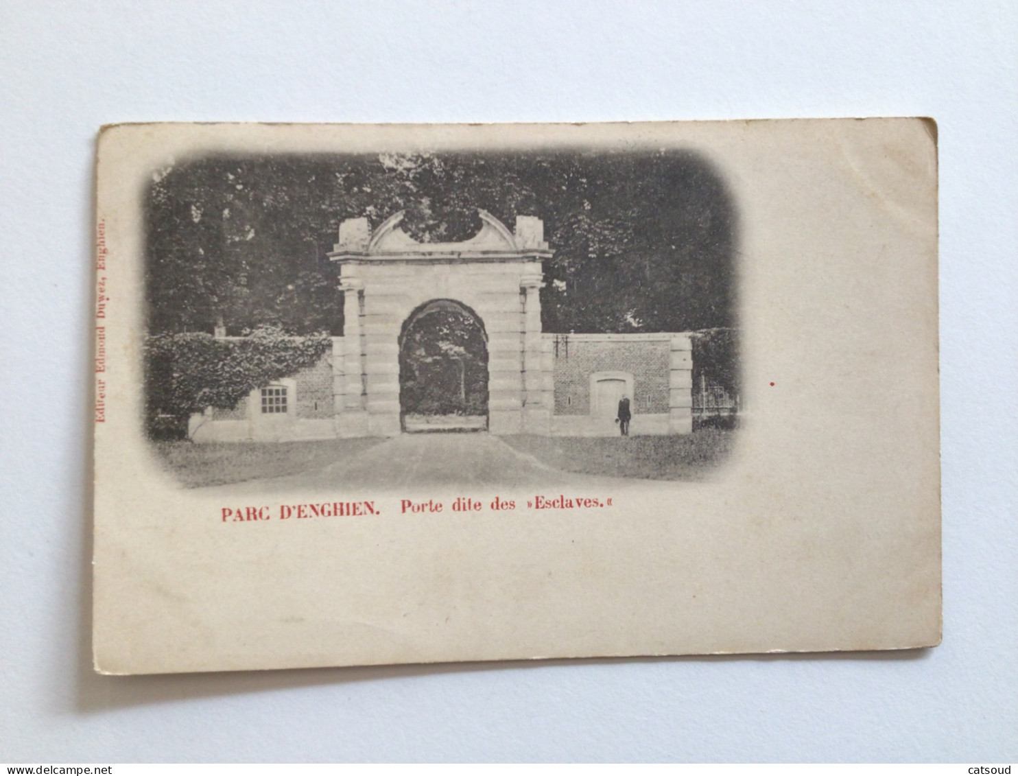 Carte Postale Ancienne (1901) Parc D’Enghien Porte Dite Des « Esclaves » - Edingen