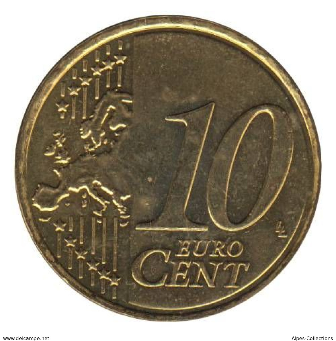 CH01010.1 - CHYPRE - 10 Cents D'euro - 2010 - Cyprus