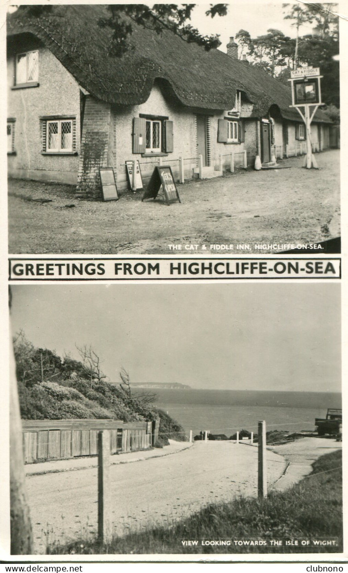 CPSM - GREETINGS FROM HIGHCLIFFE-ON-SEA - Altri & Non Classificati