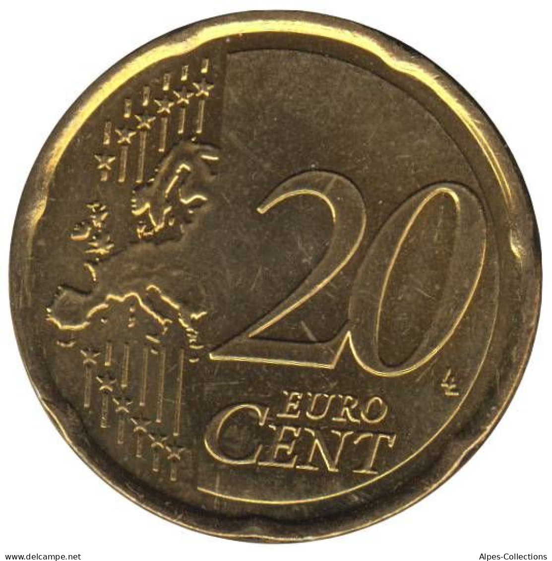 CH02008.1 - CHYPRE - 20 Cents D'euro - 2008 - Cipro