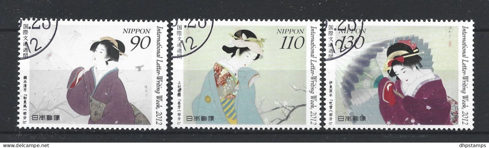 Japan 2012 Letter Writing Week Y.T. 5944/5946 (0) - Gebraucht