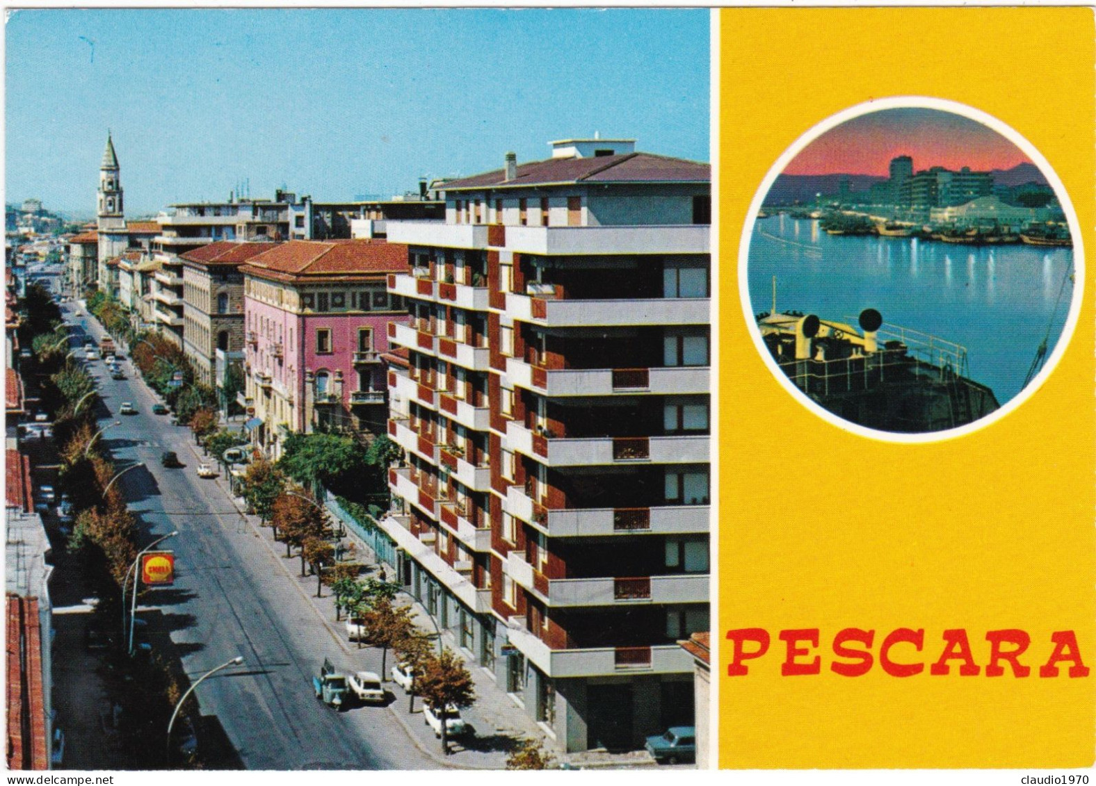 PESCARA - CARTOLINA - ANNULLO DI XI MOSTRA FILATELICA NUMISTATICA  - IMOLA (BO) -1977 - Pescara