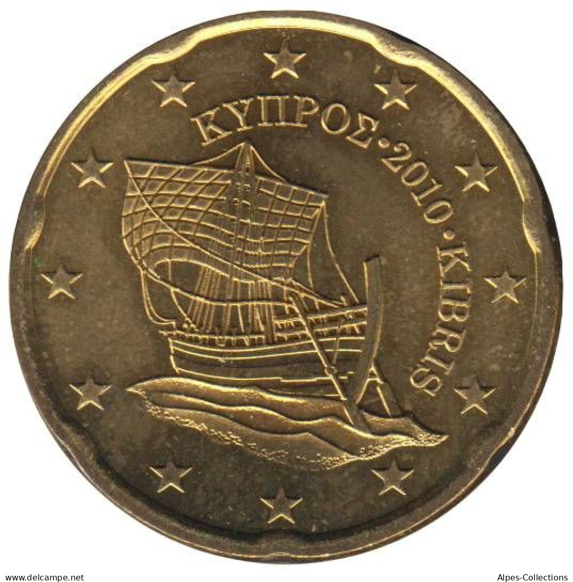 CH02010.1 - CHYPRE - 20 Cents D'euro - 2010 - Cipro