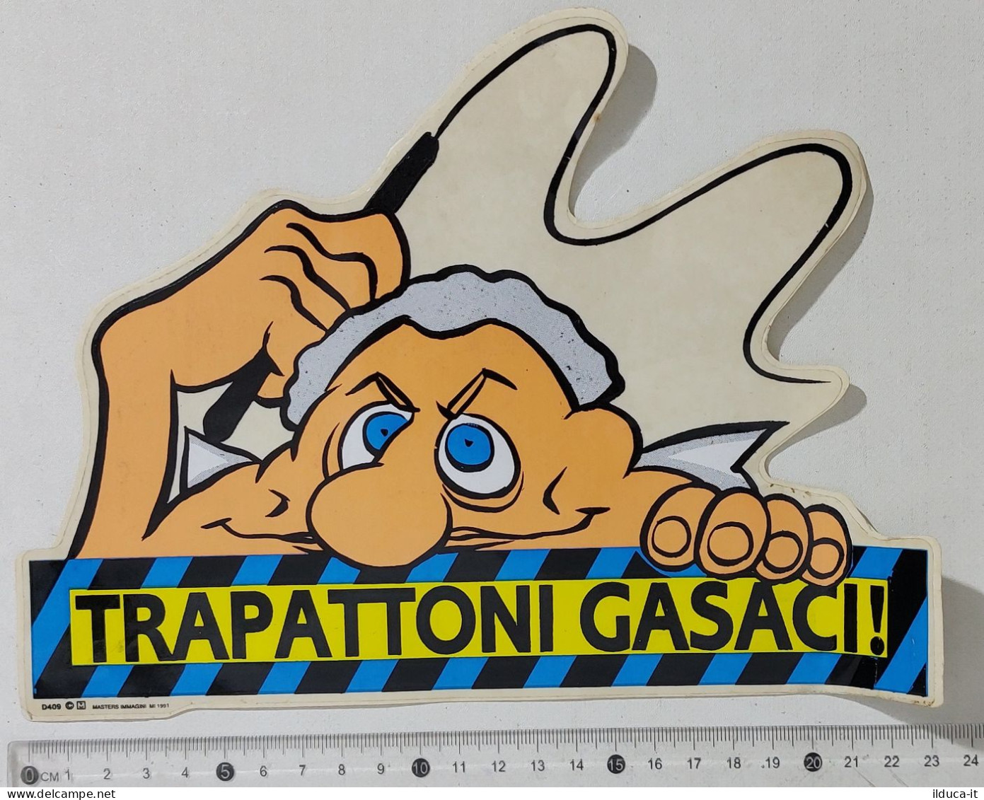 61486 23/ ADESIVO Vintage - Trapattoni Gasaci! - Gadget INTER Squadra Mia - Otros & Sin Clasificación