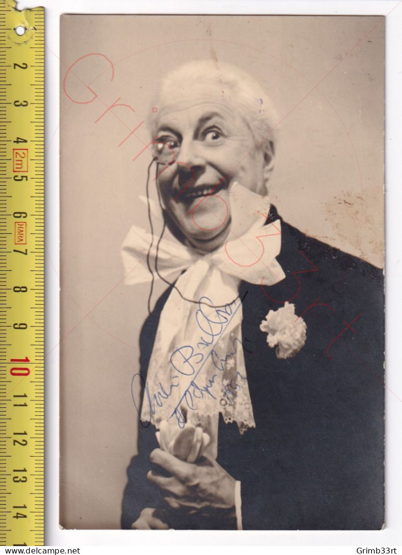 Opera - (te Identificeren) 1952 - GESIGNEERD - Foto - Cantantes Y Musicos
