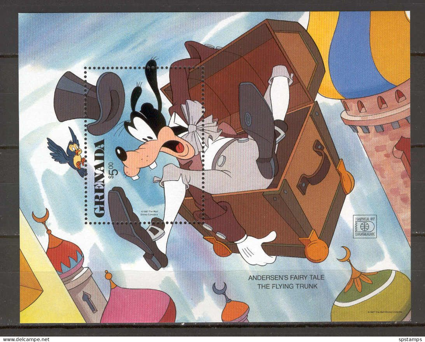 Disney Grenada 1987 The Flying Trunk MS MNH - Disney