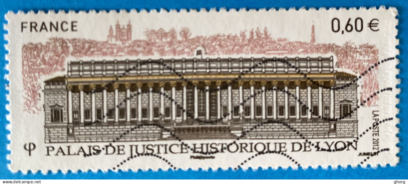 France 2012 : Palais De Justice De Lyon N° 4696 Oblitéré - Gebruikt