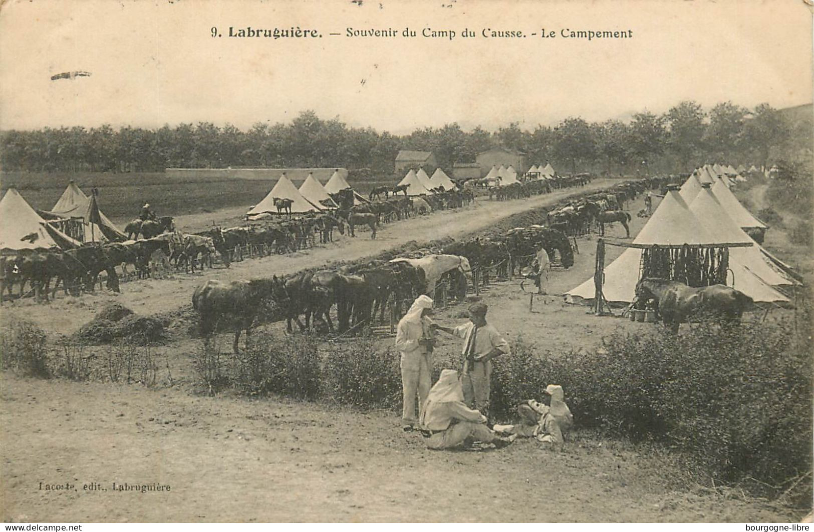 Labruguiere Souvenir Du Camp De Causse Le Campement - Labruguière