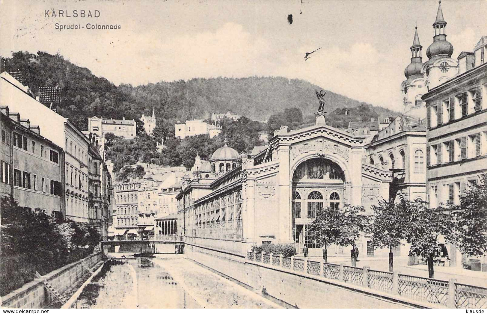 Karlsbad (Karlovy Vary) - Sprudel-Colonade Gel.1910 - Böhmen Und Mähren