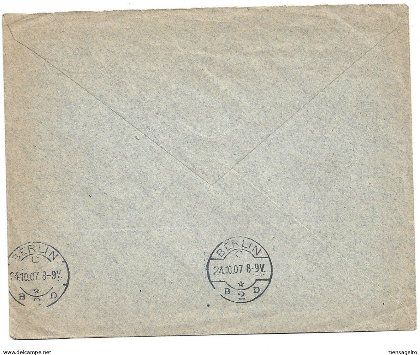 (C04) COVER WITH 5M. X2 STAMPS - CAIRO / F => GERMANY 1907 - 1866-1914 Ägypten Khediva