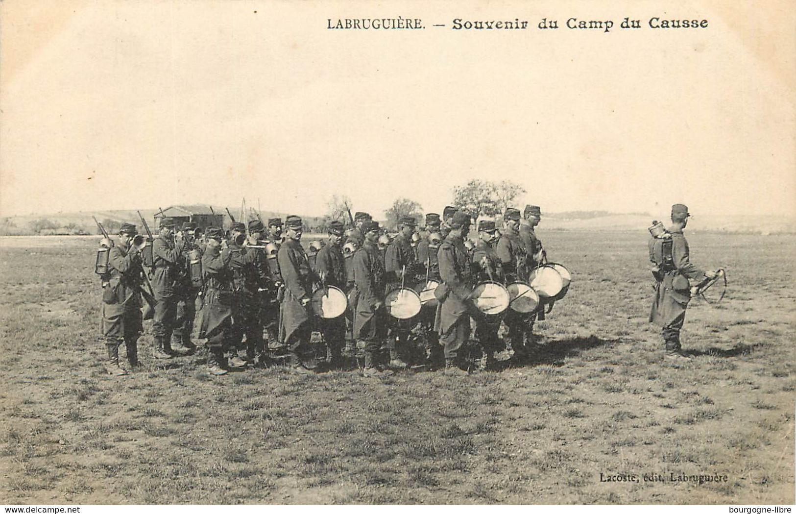 Labruguiere Souvenir Du Camp De Causse La Fanfare - Labruguière