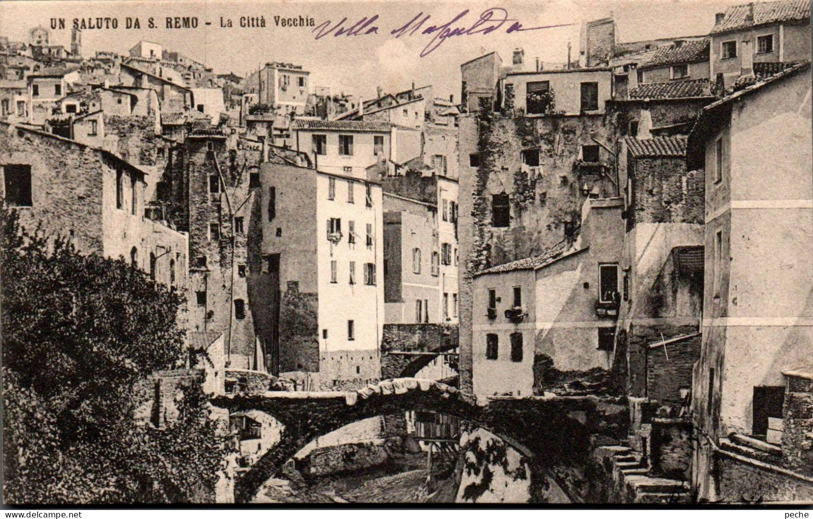 N°554 W -cpa San Remo -un Saluto Da - San Remo