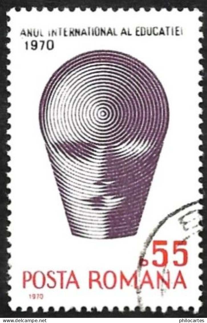 ROUMANIE 1971 - YT 2664 -  Vasarely  Education  - Oblitéré - Used Stamps