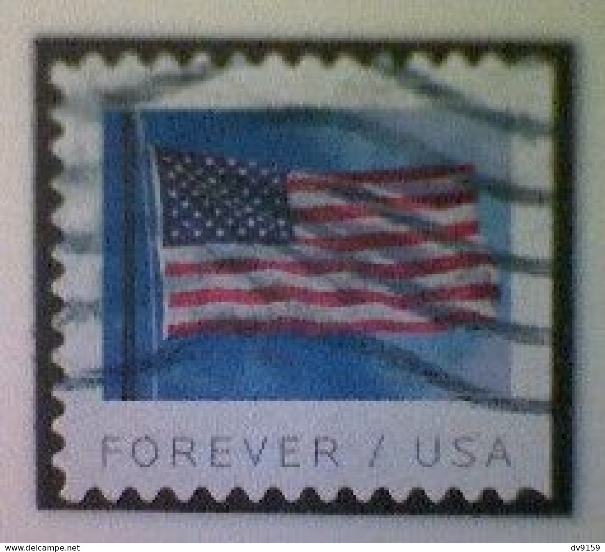 United States, Scott #5345, Used(o) Booklet, 2019, Flag Definitive, (55¢) - Oblitérés