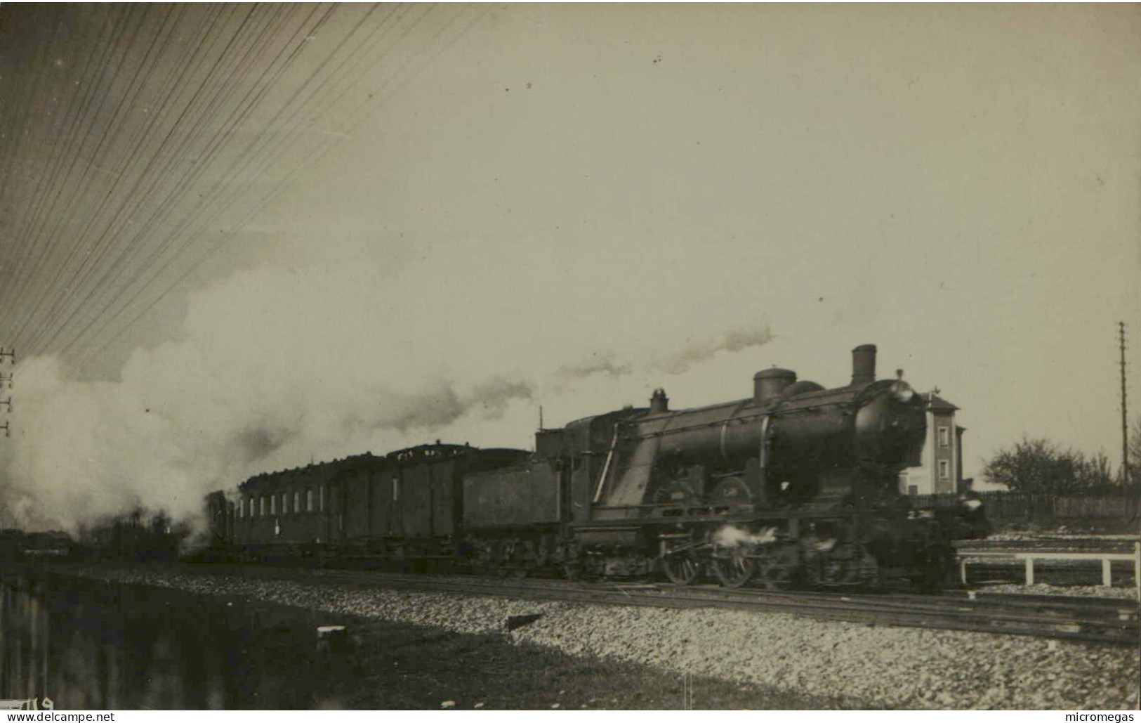 Locomotive 2-741  2B2, Villiers-le-Bel - Cliché Romouil, 1911 - Eisenbahnen