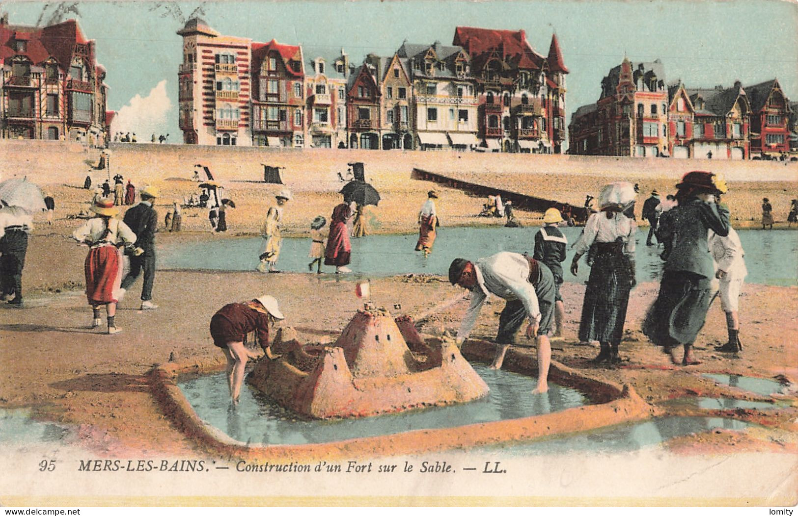 Destockage lot de 12 cartes postales CPA de la Somme Mers les bains Cayeux sur Mer Amiens Abbeville Bois de Cise