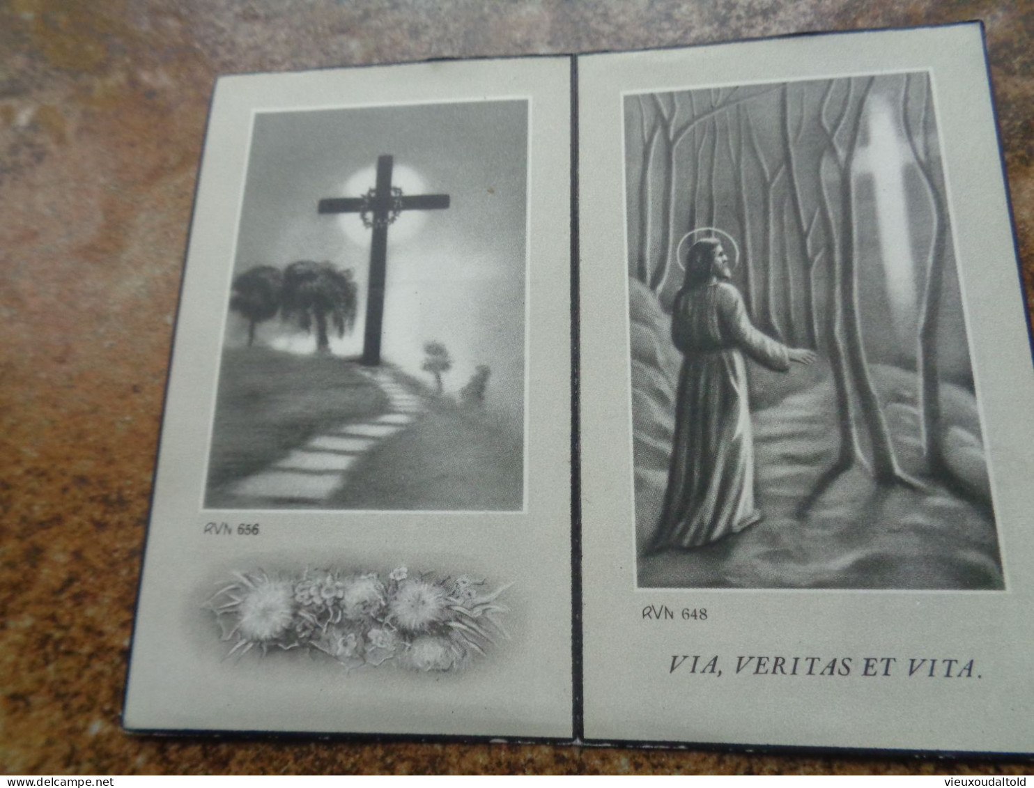 --Doodsprentje/Bidprentje  PIETER  RINGOOT   Lebbeke 1889-1960  (Wdr Rosalie VAN DER GOTEN) - Religion & Esotérisme