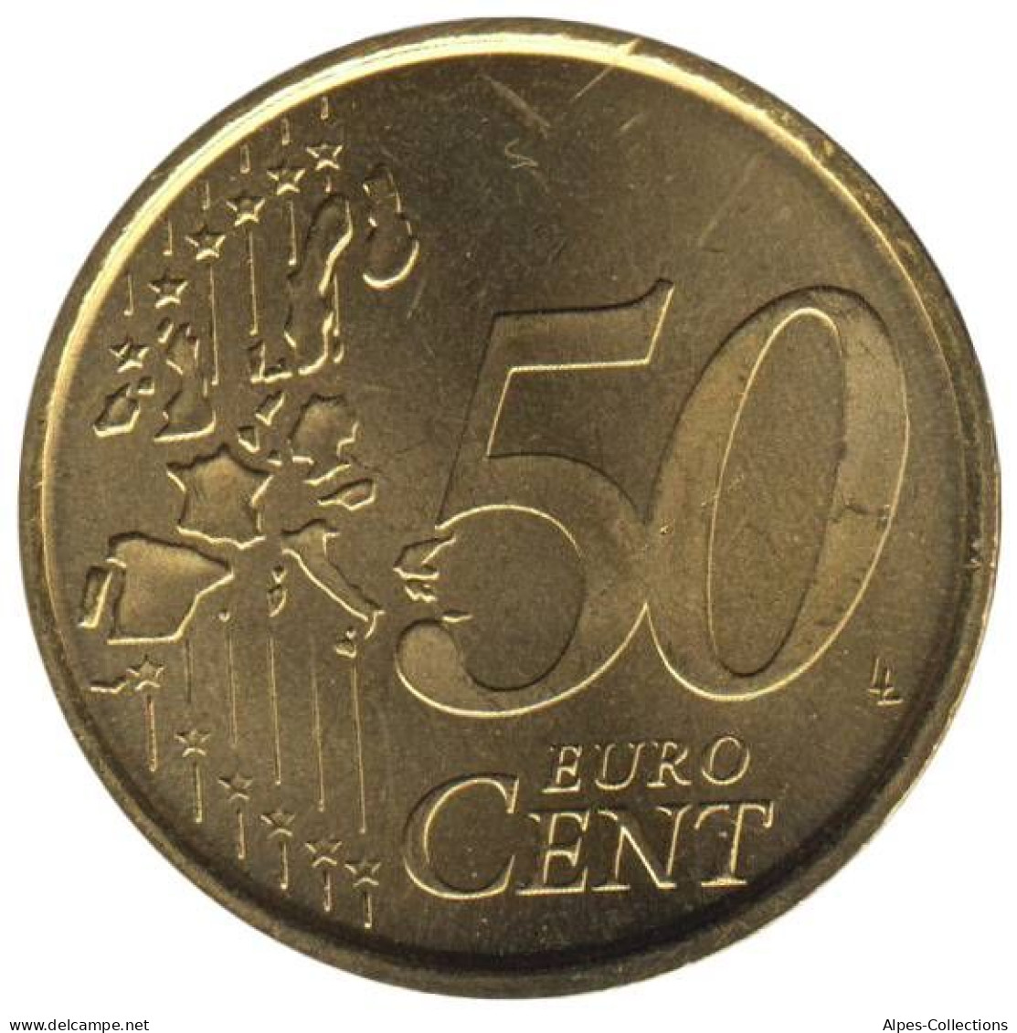 ES05001.1 - ESPAGNE - 50 Cents D'euro - 2001 - Espagne