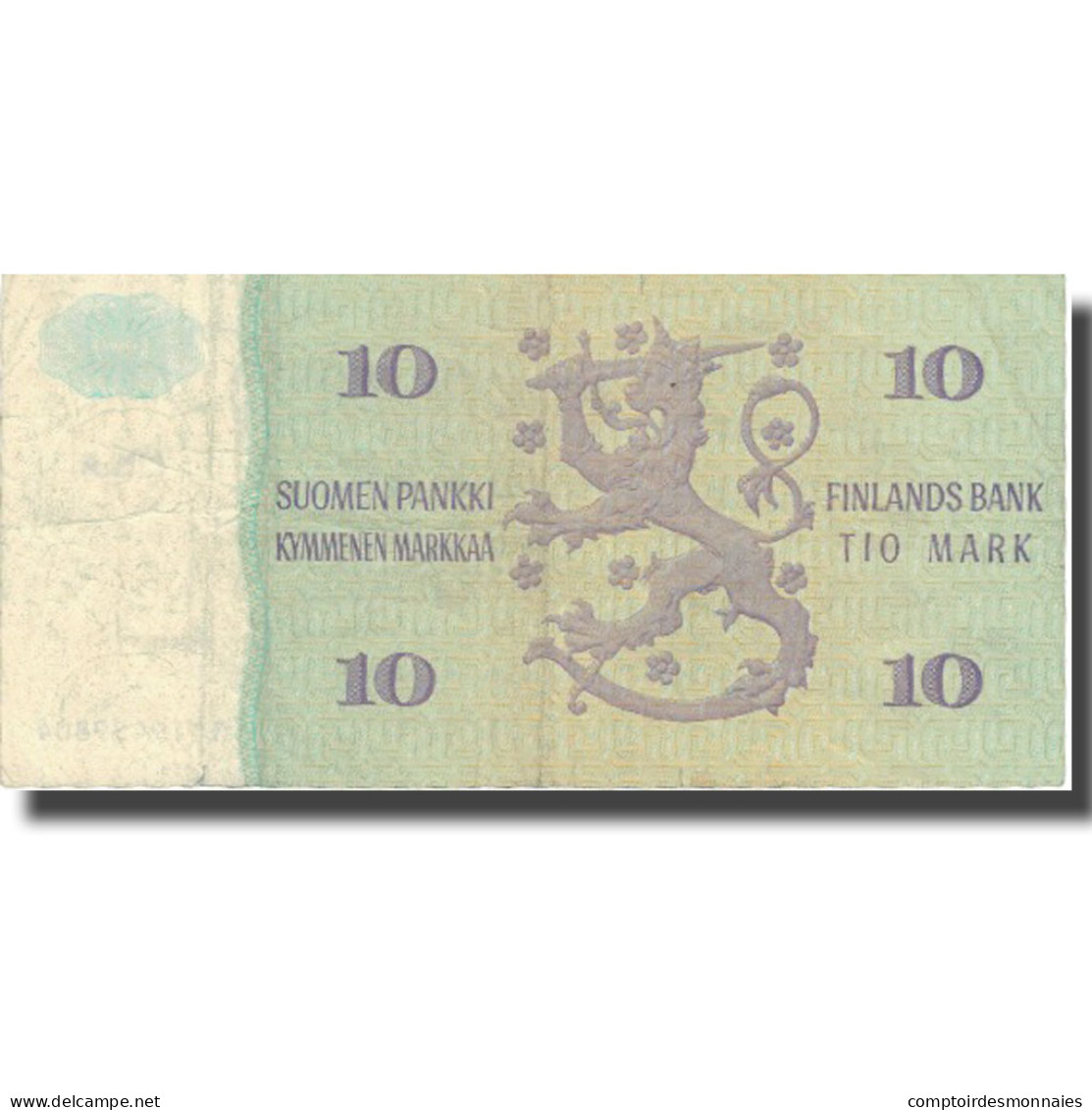 Billet, Finlande, 10 Markkaa, 1980, 1980, KM:112a, TB - Finlandia