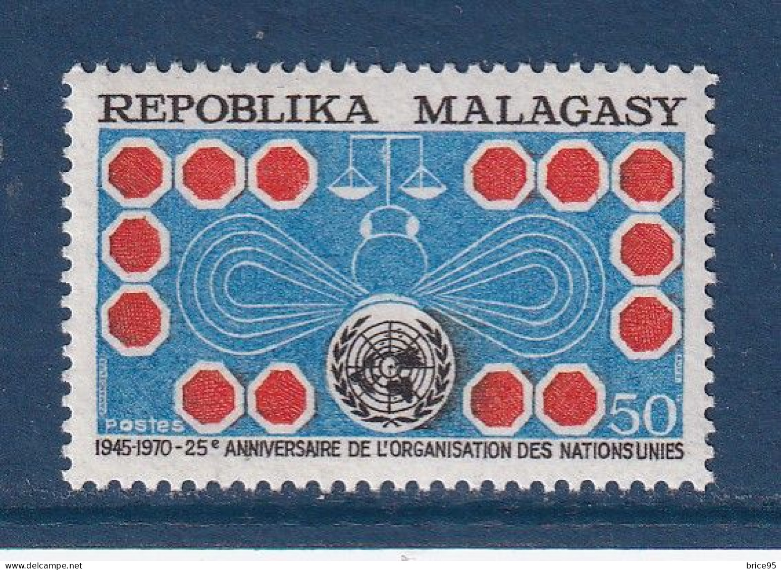 Madagascar - YT N° 475 ** - Neuf Sans Charnière - Poste Aérienne - 1970 - Madagaskar (1960-...)