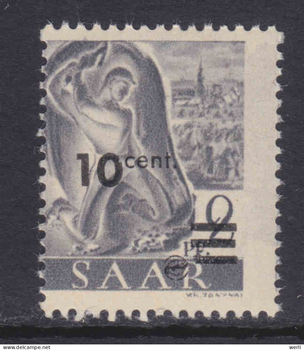 Saarland MiNr. 226I ** Gepr. - Urdruck - Unused Stamps