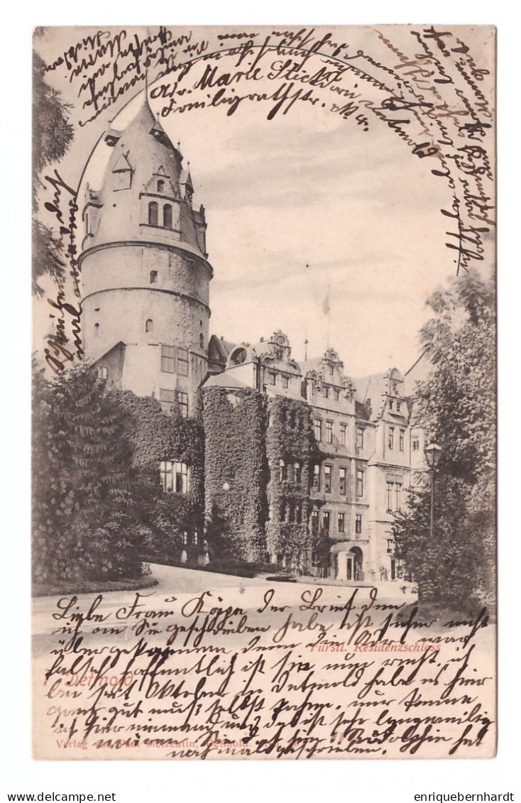 DEUTSCHLAND // DETMOLD // FÜRSTLICHES RESIDENZSCHLOSS // 1901 - Detmold