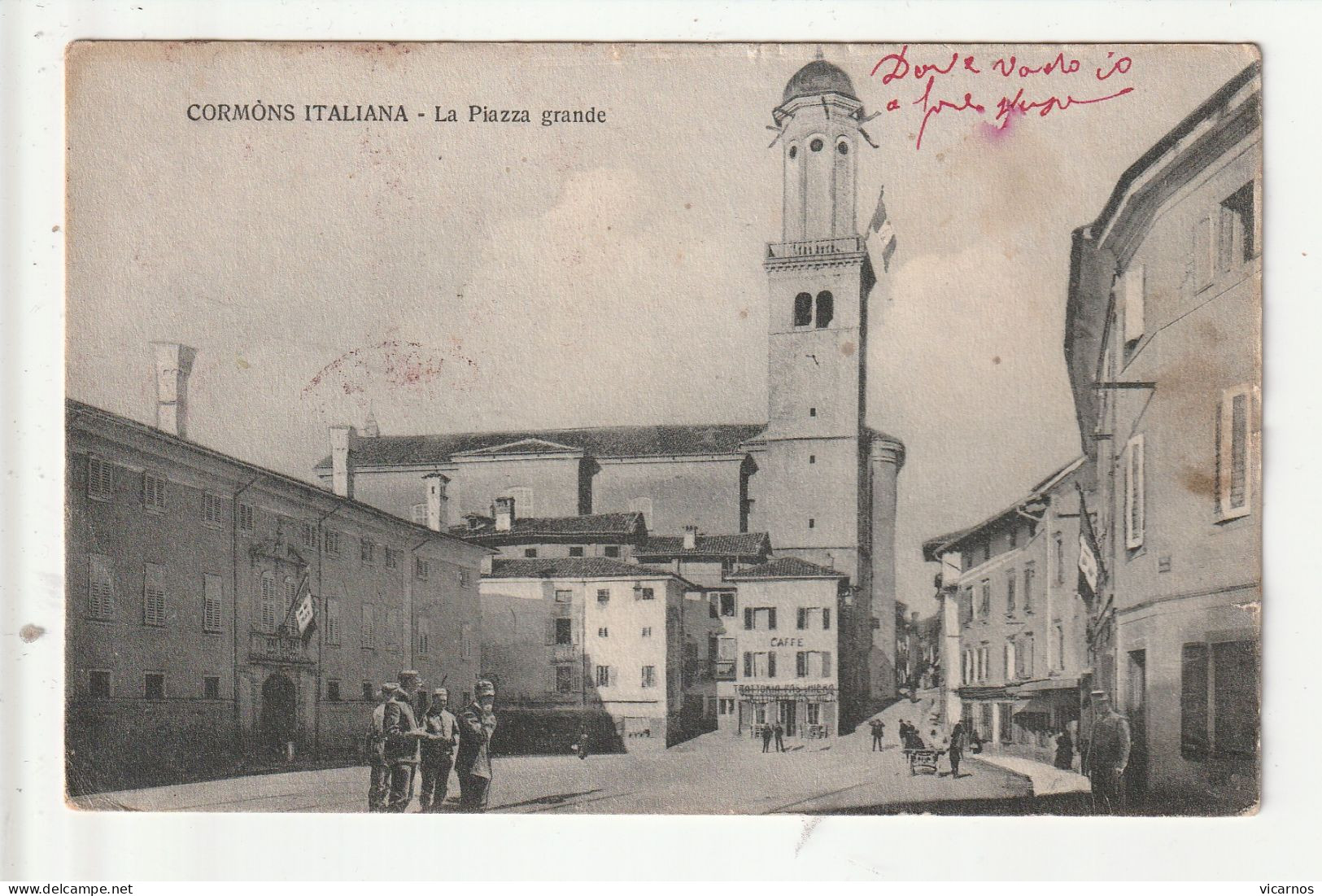 CP ITALIE CORMONS ITALIANA La Piazza Grande - Gorizia