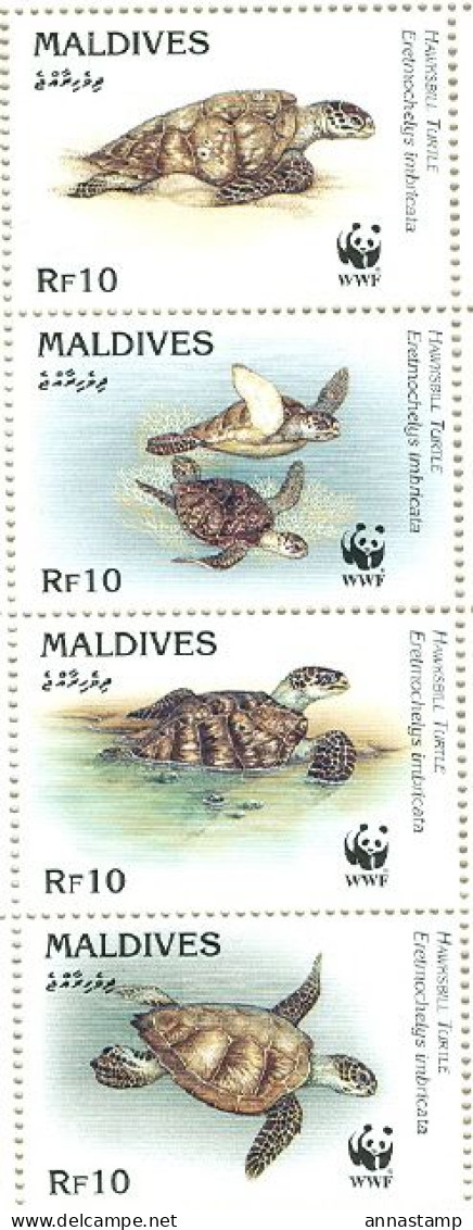 Maldives MNH Set - Tortugas