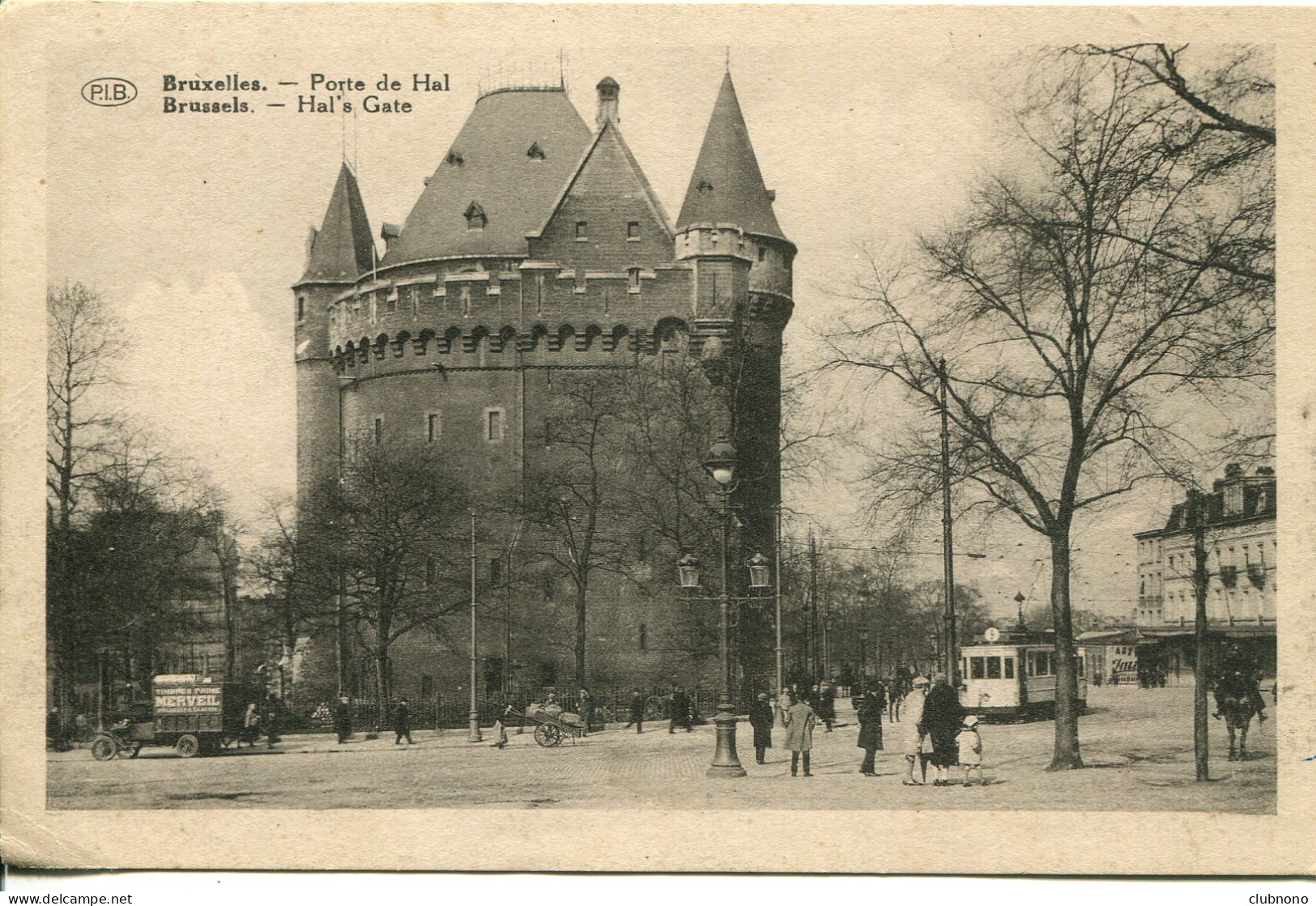 CPA - BRUXELLES - PORTE DE HAL - Monuments