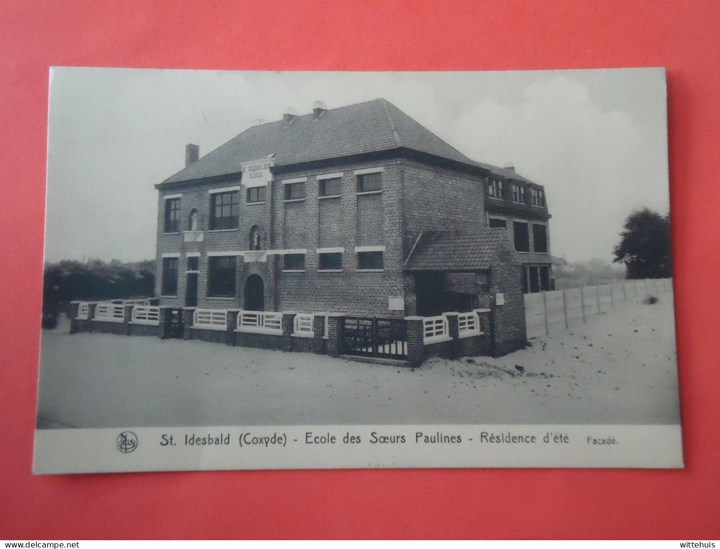 Koksijde - St. Idesbald   Ecole Des Soeurs Paulines - Résidence D'été Façade      (2scans) - Koksijde