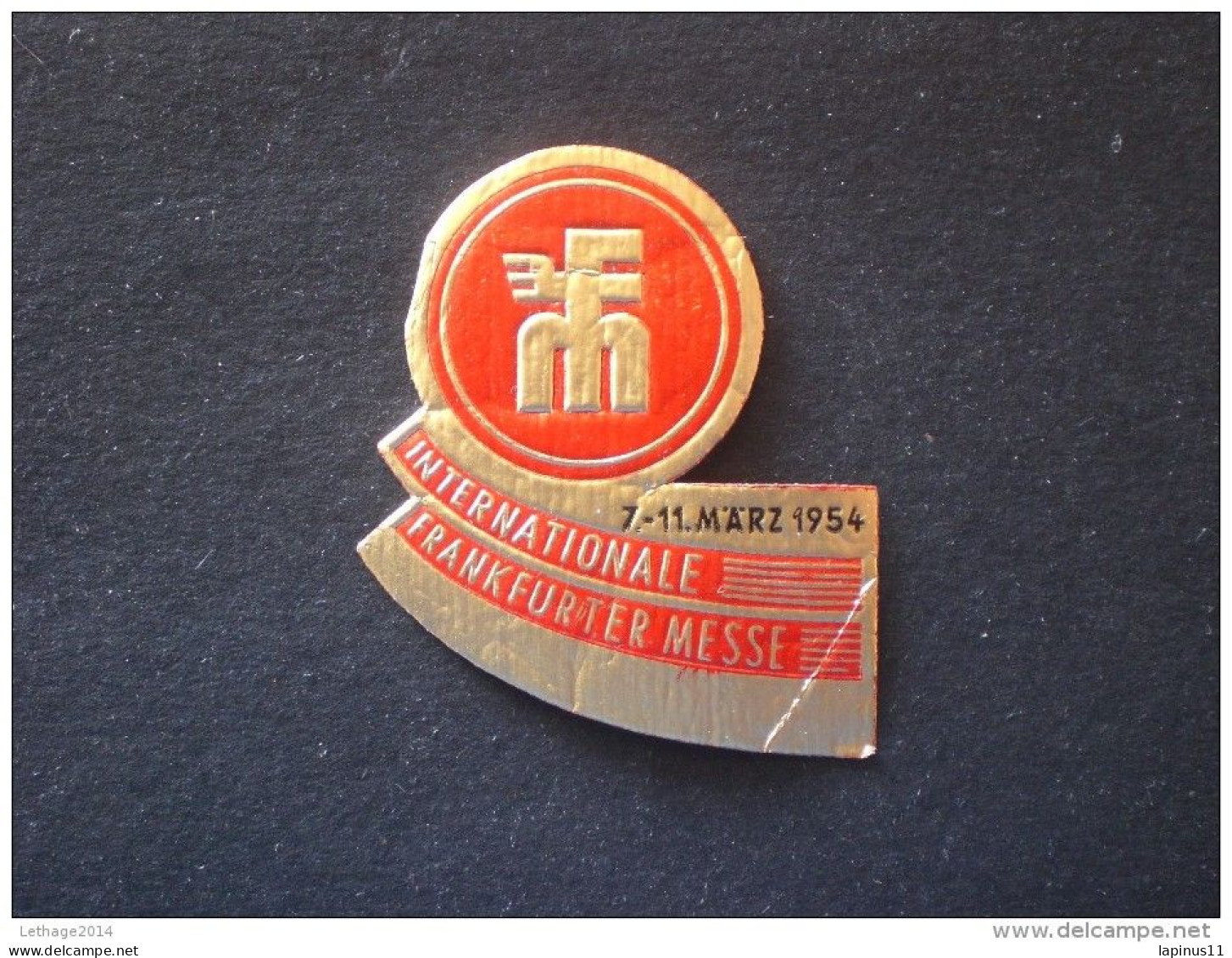 ALLEMAGNE DEUTSCHLAND GERMANIA GERMANY 1954 INTERNATIONALE FRANKFURTER MESSE MNH - Blocs