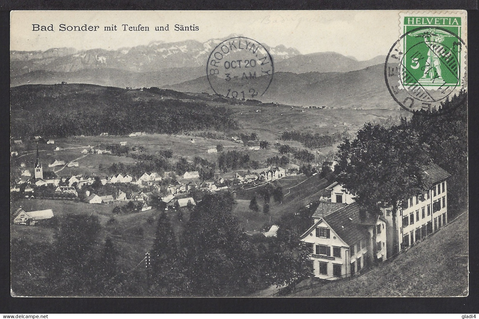 Bad Sonder - Teufen Und Säntis - 1912 - Autres & Non Classés